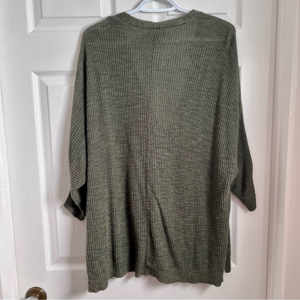 3/25$💥 American Eagle Cardigan green knit long sleeve women small buttons fall - Picture 4 of 4